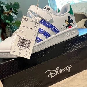 Adidas Grand Court Mikey Mouse shoes size 13 little boy